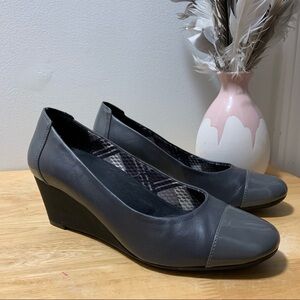 Naturalizer N5 Leather Wedge Arch Support Shoes size 7